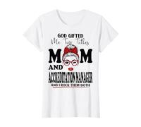 Mom and Accreditation Manager Mothers Day Double Blessing T-Shirt