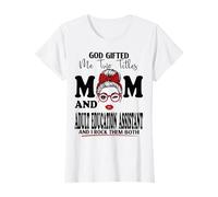 Mom and Adult Education Assistant Blessed Mothers Day T-Shirt