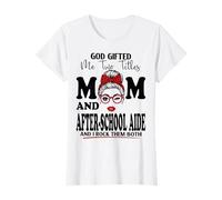 Mom and After-School Aide Mothers Day Double Blessing T-Shirt