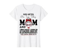 Mom and After-School Assistant Mothers Day Double Blessing T-Shirt