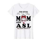 Mom and ASL American Sign Language Mothers Day T-Shirt