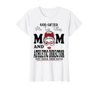 Mom and Athletic Director Mothers Day Double Blessing T-Shirt