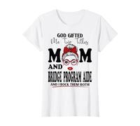 Mom and Bridge Program Aide Mothers Day Double Blessing T-Shirt