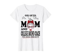 Mom and College Bound Coach Mothers Day Double Blessing T-Shirt