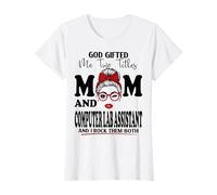 Mom and Computer Lab Assistant Mothers Day Double Blessing T-Shirt