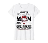Mom and Computer Lab Supervisor Mothers Day Double Blessing T-Shirt