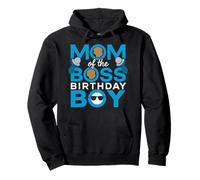 Mom And Dad Boss Birthday Boys Baby Family Party Decorations Pullover Hoodie