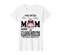 Mom and E-Learning Instructor Mothers Day Double Blessing T-Shirt
