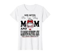 Mom and Learning Support Aide Mothers Day Double Blessing T-Shirt