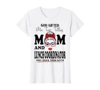 Mom and Marketing Teacher Mothers Day Double Blessing T-Shirt