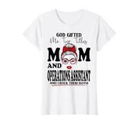Mom and Operations Assistant Mothers Day Double Blessing T-Shirt