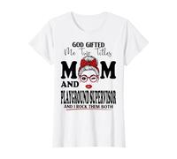 Mom and Playground Supervisor Mothers Day Double Blessing T-Shirt
