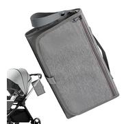 Mom Bag - Diaper Backpack for Nursery, Baby Travel Organizer, Spacious Tote with Changing Pad, Waterproof Storage Pouch, Maternity Bag for Family Trips, Oxford Fabric Gray 16 Inches