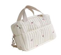 Mom Bag Handbag Embroidered Pattern Multiple Compartment Splashproof Travel Crossbody Bag Large Capacity Diaper Splashproof Travel Crossbody Large Capacity Diaper