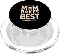 Mom Bakes Best Mothers Day Baking Mom Kitchen PopSockets PopGrip for MagSafe