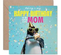 Mom Birthday Card, Bird-day Cake