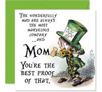 Mom Birthday Card, Mad as a Hatter