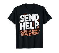 Mom Boys Send Help Raising Chaos Humor Boy T-Shirt