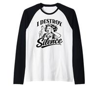 Mom Chaos Humor Introvert Sarcastic Silence Mother Day Funny Raglan Baseball Tee