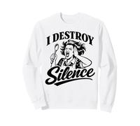 Mom Chaos Humor Introvert Sarcastic Silence mother day funny Sweatshirt
