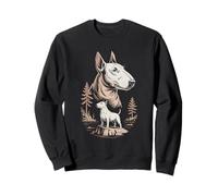 Mom Dad of a Bull Terrier Dog Owner Hiking Lover Sweatshirt
