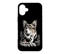 Mom Dad of a Cardigan Welsh Corgi Dog Owner Hiking Lover Case for iPhone 16 Plus