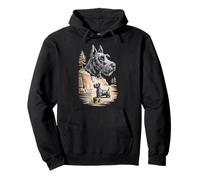 Mom Dad of a Scottish Terrier Dog Owner Hiking Lover Pullover Hoodie