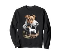 Mom Dad of a Smooth Fox Terrier Dog Owner Hiking Lover Sweatshirt