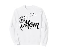 Mom Dandelion Heart Design Sweatshirt