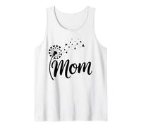 Mom Dandelion Heart Design Tank Top