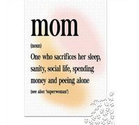 Mom Definition Jigsaw Puzzle for Adults, 1000 Pieces, 52x38cm/1000pcs, Quiet Home Activity, Relaxing Indoor Time And Time at Home