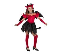 Mom Devil Girl Costume Red 10-12 Years
