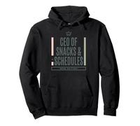Mom Edition - CEO of Snacks and Schedules Pullover Hoodie