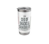 Mom Edition - CEO of Snacks and Schedules Stainless Steel Insulated Tumbler