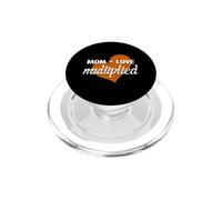 Mom Equals Love Multiplied Heartfelt Message PopSockets PopGrip for MagSafe