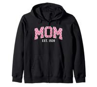 Mom Est 1928 Custom Mom Personalized Mother’s Day Customized Zip Hoodie