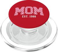 Mom Est 1988 Custom Mom Personalized Mother’s Day Customized PopSockets PopGrip for MagSafe