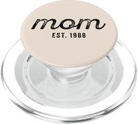 Mom Est 1988 Custom Mom Personalized Mother’s Day Customized PopSockets PopGrip for MagSafe