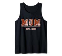 Mom Est. 2001 Funny Sports Year Established Mother Retro Tank Top