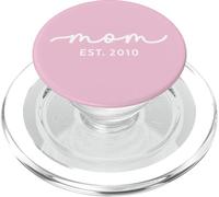Mom Est 2010 Custom Mom Personalized Mother’s Day Customized PopSockets PopGrip for MagSafe
