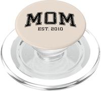 Mom Est 2010 Custom Mom Personalized Mother’s Day Customized PopSockets PopGrip for MagSafe