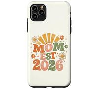 Mom Est 2026 Groovy Retro Daisy Flower New Mom Mother's Day Case for iPhone 11 Pro Max