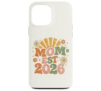 Mom Est 2026 Groovy Retro Daisy Flower New Mom Mother's Day Case for iPhone 13 Pro Max