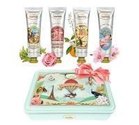 Mom Gift Hand Cream Set - 4-Piece Gift Set Un Air d'Antan Hand Lotion Set for Women - Working Hands Hand Cream Set Shea Butter, Sweet Almond Oil Includes Scents of Verbena, Floral, Rose, Cherry