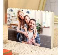 Mom Gifts Custom Puzzles from Photo: Personalized Building Brick Picture Puzzle for Mothers Fathers Day - Wall Tabletop Picture Puzzle Frames for Men Women (Horizontal Rectangle-Single Printing)