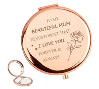 Mom Gifts for Mothers Day from Daughter Son,Funny Good Personalised Presents for Mothers Day Ideas,Christmas Valentines Birthday Xmas Presents for Mummy,Compact Mirror,50th 60th 70th 80th Mommy Gifts