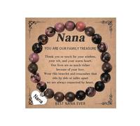 Mom Grandma Gifts Bracelet for Women Christmas Gifts for Mom Nana Beaded Bracelets for Women Mothers Day Gifts for Mom Grandma from Daughter Granddaughter Grandson Thank You Gifts for Nana Mom, S