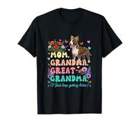 Mom Grandma Great Grandma Better Mother's Day Bull Terrier T-Shirt