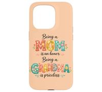 Mom Grandma Quote Being a Grandma is Priceless Case for iPhone 15 Pro