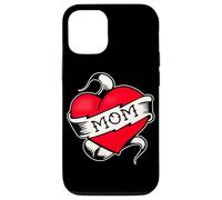 Mom Heart Traditional Old School Tattoo Flash Case for iPhone 12/12 Pro